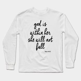 God is within here Long Sleeve T-Shirt